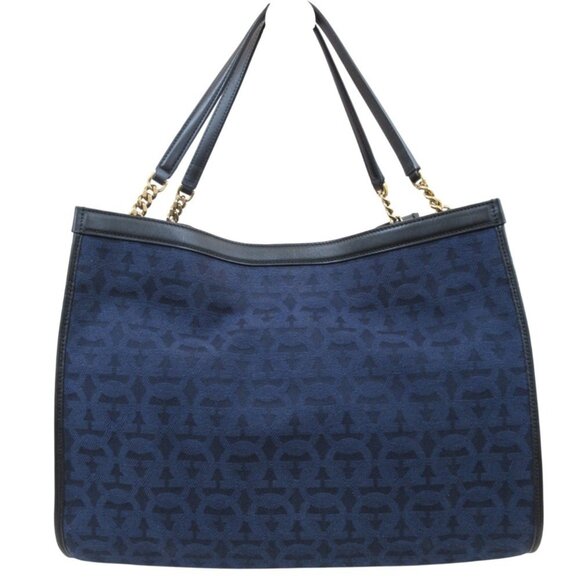 SALVATORE FERRAGAMO Black Monogram Tote Bag - Picture 2 of 16